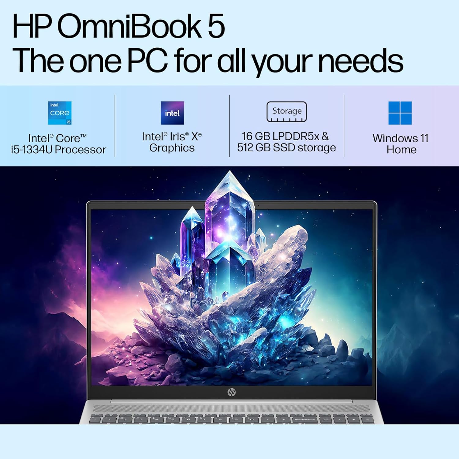 HP OmniBook 5 Laptop 40.6 cm (16") diagonal 16-ba1008TU, Silver - Image 6