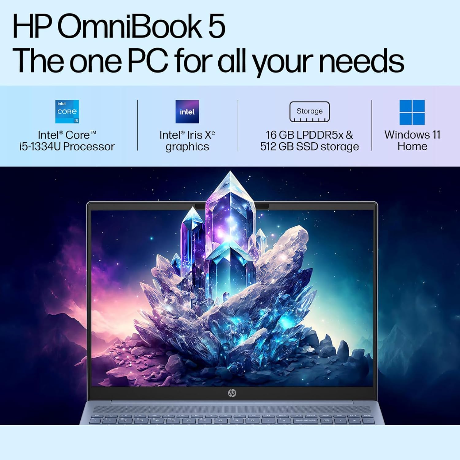 HP OmniBook 5 Laptop 16-ba1124TU, Blue - Image 13