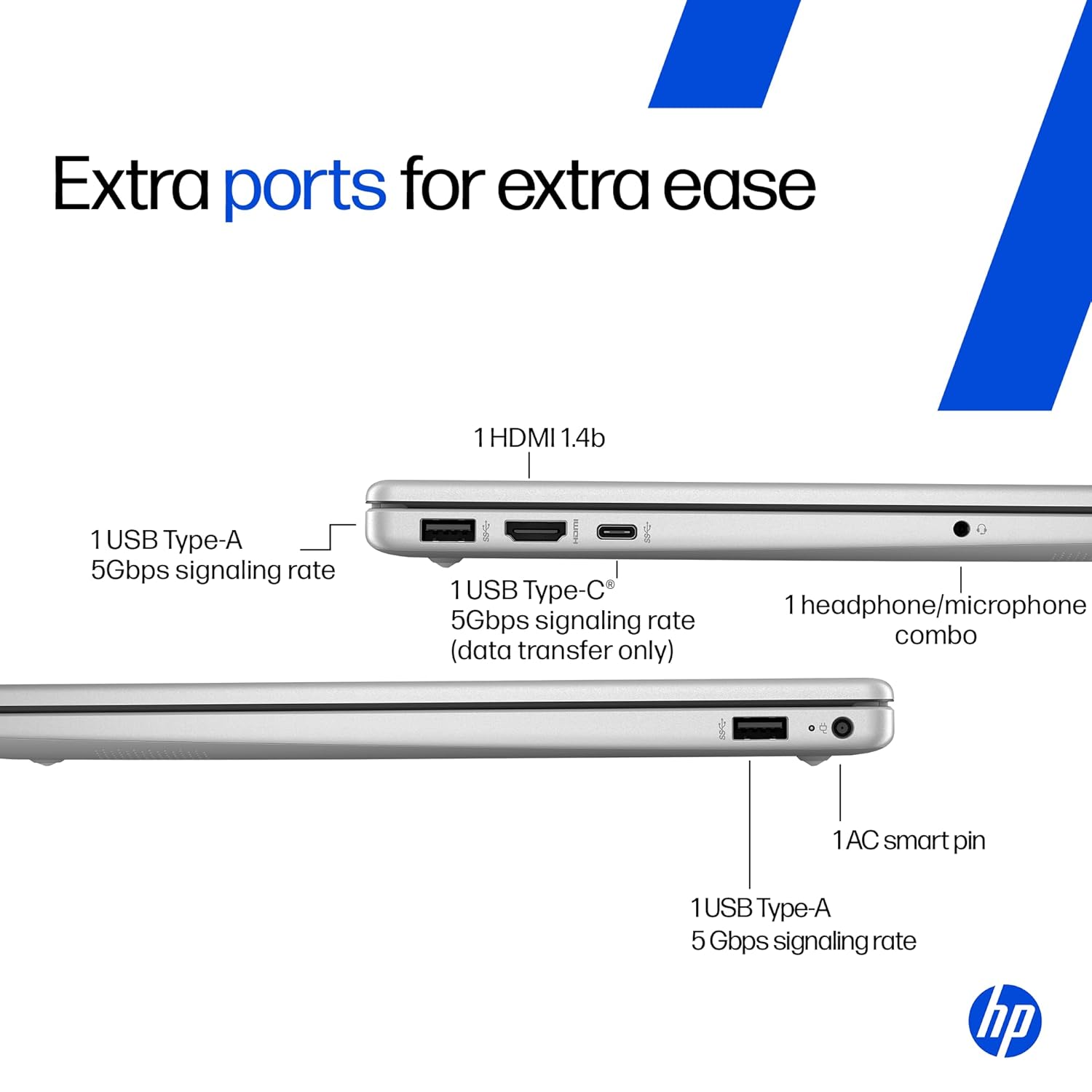 HP Laptop 39.6 cm (15.6) diagonal 15-fd1354TU, Silver - Image 9